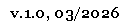 Cuadro de texto: v.1.0, 03/2026
